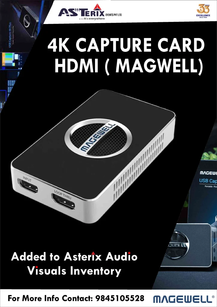 Video Inventory-4K CAPTURE CARD