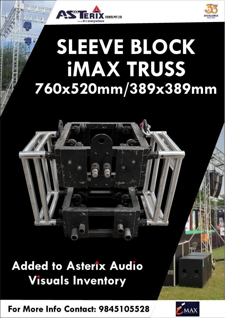 Truss Inventory-sleeve bloack imax truss